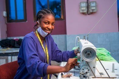 Female tailor Boma Amachree